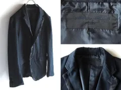 美品 LOOK使用 COMME des GARCONS HOMME コムデギャルソンオム 2014AW チェック柄ウール地パッチワーク ポリ縮絨 2Bテーラードジャケット S