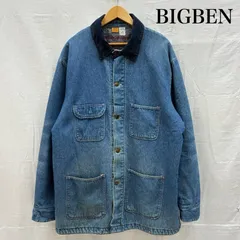 ビッグベン Wrangler 80s USA製 ブランケットライナー コーデュロイカラー デニムジャケット カバーオール メンズ 48 ISItems【USED】【古着】【中古】50153476