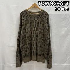 タウンクラフト 90年代 ビンテージ 台湾製 ビッグサイズ クルーネック ニット セーター 90s VINTAGE メンズ XL ISItems【USED】【古着】【中古】50153496のサムネイル
