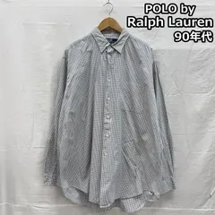 ポロバイラルフローレン 90年代 ビンテージ MARLOWE チェック 長袖 シャツ ビッグサイズ 90s VINTAGE メンズ XL ISItems【USED】【古着】【中古】50153530
