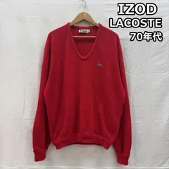 ラコステ IZOD 70年代 ビンテージ Vネック 長袖 ニット セーター 70s VINTAGE メンズ XL ISItems【USED】【古着】【中古】50153762