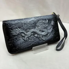 古着 フルベジタブル タンニング レザー ロング ウォレット ラウンドファスナー 龍 ドラゴン 長財布 メンズ - ISItems【USED】【古着】【中古】50153824のサムネイル