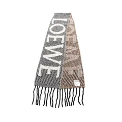 ロエベ LOEWE マフラー ウール マフラー ユニセックス Used A