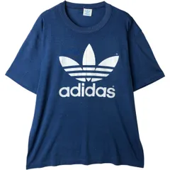 古着 80年代 アディダス adidas トレフォイルロゴ ロゴプリントTシャツ メンズXL相当 ヴィンテージ/eaa618025