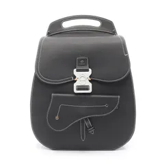 ディオール Dior リュックサック バックパック Gallop ギャロップ ブラック レザー Gallop サドル バックパック メンズ Used Aのサムネイル