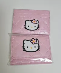 サンリオ ハローキティ 韓国雑貨 文房具 キルト 財布 カードケース 3段財布