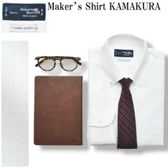 日本製 メーカーズシャツ鎌倉 Maker’s Shirt KAMAKURA 長袖 レノクロス LINO CLOTH スリムフィット  ボタンダウン B.D. ドレスシャツ ワイシャツ Yシャツ 40-84 ホワイト メンズ