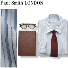 ☆Paul Smith ドレスシャツ 千鳥格子柄☆白☆Lサイズ - メルカリ