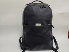 【2624N61】 汚れあり COACH コーチ メトロポリタン ソフトバックパック ロゴ型押し レザー 黒 中古