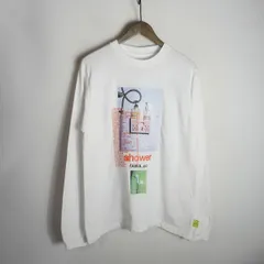 新品 LOOSE JOINTS ルーズ ジョインツ CLAY ARLINGTON SHOWERMAN L/S TEE 長袖 Tシャツ カットソー ロンT LF23JL002CA 白 M 660Q★2