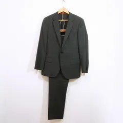 HUGO BOSS (46) スーツ セットアップ ヒューゴボス チャコールグレー メンズ　K2-112