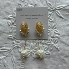 【アレルギー対応】handmadeピアス🌷✨