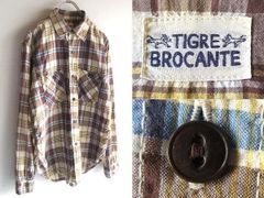 ティグルブロカンテ　ストライプシャツ 良品】ティグルブロカンテ ストライプシャツ Tigre Brocante L - メルカリ