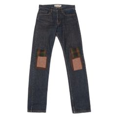 最終値下げMARNI ブーツカットデニム 青 - メルカリ