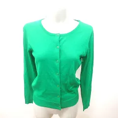 インタープラネットウィング INTERPLANET WINGS カーディガン ニット 長袖 F 緑 グリーン /RT