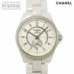 シャネル CHANEL J12 365 H3837 メンズ 腕時計 デイト シルバー ホワイトセラミック オートマ 自動巻き ウォッチ 90315133のサムネイル