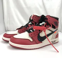 【中古】NIKE × Off-White AIR JORDAN 1 Retro High The Ten "Chicago" サイズ27.5cm AA3834-101[91]のサムネイル