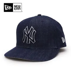ニューエラ【ＮＥＷ ＥＲＡ】14744672 PC 59FIFTY ニューヨーク・ヤンキース Chain Stitch チェーンステッチ インディゴデニム キャップ 5950 DENIM 帽子 CAP ユニセックス