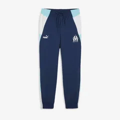 【送料無料・匿名配送】PUMA プーマ マルセイユ ウーブンパンツ 23/24 青 ペルシアンブルー 撥水 新品 正規品 日本未発売
