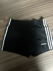 ヴィンテージ adidas ハーフパンツ ブラック y2k レディース