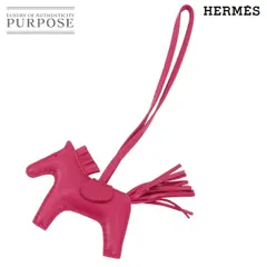未使用 展示品 エルメス HERMES ロデオ PM バッグ チャーム アニューミロ ローズメキシコ Y刻印 Rodeo PM 90313154