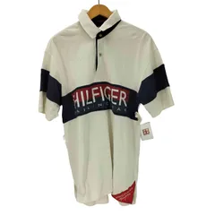 トミーヒルフィガー TOMMY HILFIGER ロゴプリント S/Sポロシャツ メンズ JPN：L 