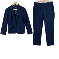 BEAMS(ビームス) レディースパンツスーツ レディース - ネイビー Demi-Luxe/シワ加工