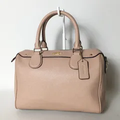 2509-292｜美品｜コーチ ハンドバッグ レザー ピンクベージュ