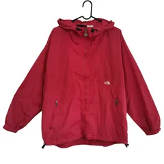 X03024 ウインドジャケット THE NORTH FACE ノースフェイス カラー赤 MEN‘S Lサイズ トレッキング ハイキング キャンプ ナイロン素材