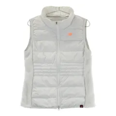 サイズ：2 NEW BALANCE GOLF ニューバランス  ボア切り替え 中綿ベスト  ホワイト系 [240101623236] ゴルフウェア レディース ストスト