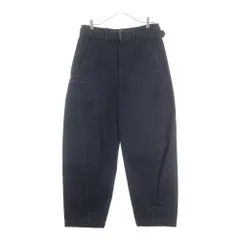 LEMAIRE (ルメール) 21AW TWISTED BELTED PANTS ツイステッド ベルテッド ジップフライデニムパンツ ブラック M213 PA137 LD069
