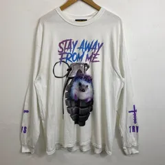 TRAVAS TOKYO トラヴァス トーキョー ロンT 長袖 Tシャツ ハリネズミボム Armed Hedgehog2 L/S Tee 両面 プリント 地雷系 量産型 ユニセックス ホワイト系 B824のサムネイル