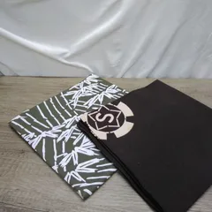 ファッション小物 和装小物 中古・風呂敷 大判タイプ(約108×105cm前後) 綿製 ２枚セット T800