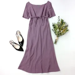 Sybilla シビラ リネン 切替デザイン ワンピース 日本製 (46K＋0834)26N