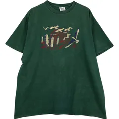 古着 90年代 アディダス adidas プリントTシャツ USA製 メンズXL相当 ヴィンテージ/eaa618050