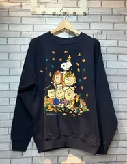PEANUTS ピーナッツ スウェット USA 製 スヌーピー プリントスウェット XLサイズ 