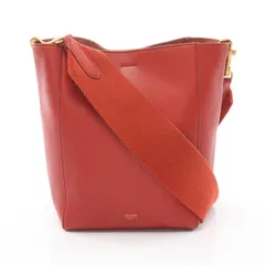 セリーヌ CELINE ショルダーバッグ サングル バケット スモール 178303 オレンジ レザー サングル スモール レディース Used Bのサムネイル