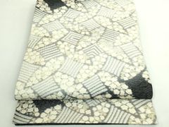 袋帯 桝屋儀兵衛 ハイビスカス 秋名バラ文様 着物 052b - メルカリ
