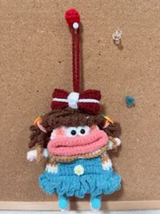 (100番)おしゃれパクパクモンスター　キーケース、カバン飾りなどハンドメイド、編み物