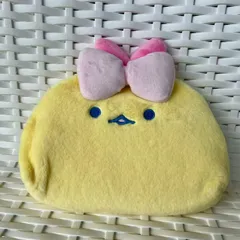 【新品タグ付き】すみっコぐらし 　えびてんのしっぽ　窓付ぬいぐるみペンんポーチ  リボン付き