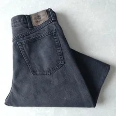 ■古着 Wrangler ラングラー ブラックジーンズ デニムパンツ 黒 W34L30【L5637】