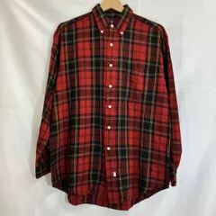 RALPH LAUREN / ラルフローレン / 長袖シャツ / レーヨン 100% / チェック柄 / 古着 / レッド