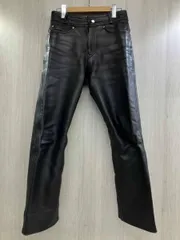 通年 HARLEY DAVIDSON ハーレーダビッドソン レザーパンツ 7099146 牛革 バイカー アメカジ ブラック W28