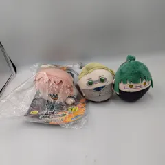 【TAKA75-37】◇ 一部未開封 SEGA PLAZA&TAKARA TOMY  ｢呪術廻戦 寝そべりぬいぐるみ 虎杖悠仁 & ふわコロりん ぬいぐるみマスコットキーホルダー 七海建人・禪院真希｣ まとめて3点セット