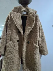 ZARA テディベア ブラウン ショート コート M