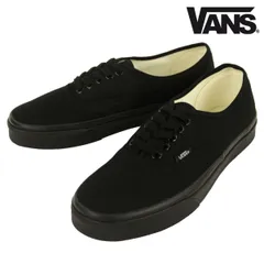 【26.0cm～29.0cm】バンズ メンズ スニーカー 正規販売店 VANS オーセンティック 靴 VANS AUTHENTIC BLACK/BLACK VN000EE3BKA