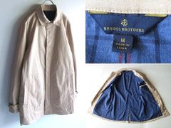 極美品 BROOKS BROTHERS ライナー付ギャバジントステンカラーコート