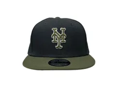 NEWERA (ニューエラ) ９FIFTY MLB ニューヨークメッツ ベースボールキャップ ワンサイズ カーキ メンズ/006
