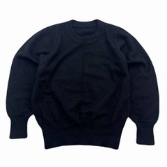 LANDS' END ニット ブラック カシミア クルーネック XL カシミヤ100% ‼️【M相当】ランズエンド クルーネック ニット 黒