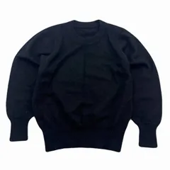 ノーブランド ニットセーター レディース Mサイズ相当 ブラック カシミヤ 100％ ハイゲージ 黒 シンプル